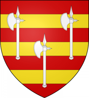 Blason de la famille de La Sauldraye alias La Saudrais (Bretagne)