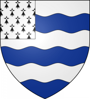 Blason de la famille de Kergadiou (Bretagne)