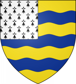 Blason de la famille de Kergadiou (Bretagne)