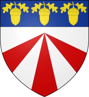Blason de la famille de Lomosne alias L'Aumosne (Normandie)