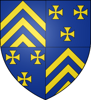 Blason de la famille de Girard de Charnacé (Anjou, Bretagne)