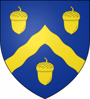 Blason de la famille de Lagoutte du Vivier olim La Goutte (Bourgogne)