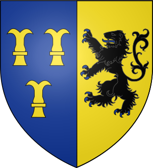 Blason de la famille de Lavaur de Sainte-Fortunade (Limousin)