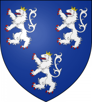 Blason de la famille de Pradier d'Agrain (Velay, Languedoc, Bourgogne)