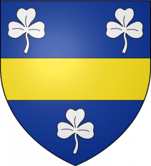 Blason de la famille Chapelain de La Villeguérin (Bretagne)