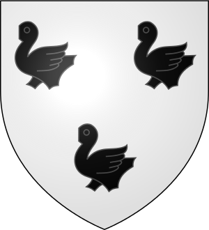 Blason de la famille de La Gorgue de Rosny (Flandre, Artois)