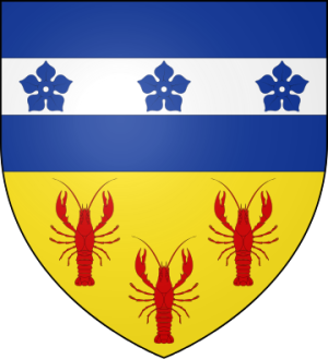 Blason de la famille d'Anthoüard (Bourgogne)