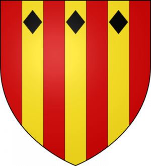 Blason de la famille Cachet de Lamézan (Dombes, Lyon)