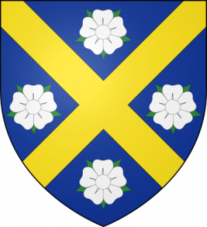 Blason de la famille de Vaufleury (Normandie, Anjou)