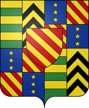 Blason de la famille de Crussol d'Uzès (Languedoc)