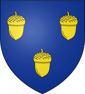 Blason de la famille de Glandières (Rouergue)