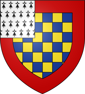Blason de la famille de Dreux (Bretagne)