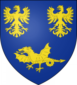Blason de la famille du Vau alias Duvau de Chavagnes ou Chavaigne (Maine, Poitou)