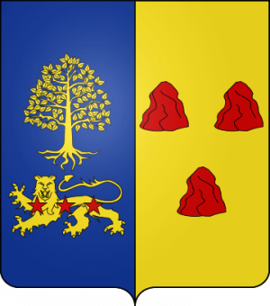 Blason de la famille de Loubeyrac alias Loubeyrat (Languedoc)