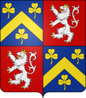 Blason de la famille de Gazeau de La Boüère (Poitou, Bretagne, Anjou)
