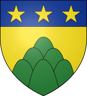 Blason de la famille de Serre de Saint-Roman (Provence, Auvergne, Languedoc)