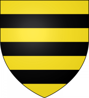 Blason de la famille de Corbeau alias Corbel (Dauphiné, Savoie)