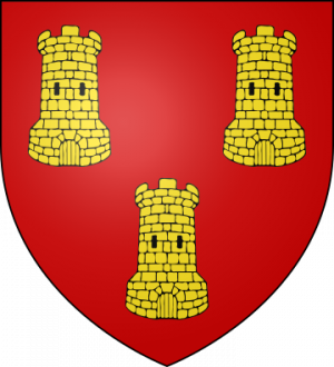 Blason de la famille de Thibault (Nivernais, Touraine, Poitou, Saintonge)
