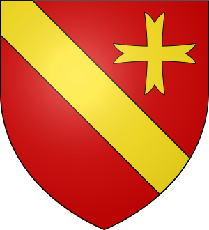 Blason de la famille de Bridiers de Villemor (Marche, Guyenne)