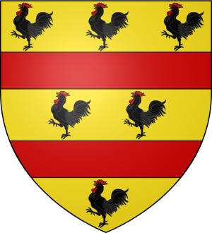 Blason de la famille d'Hautpoul (Languedoc)