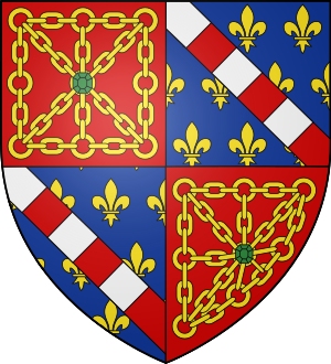 Blason de la famille d'Évreux-Navarre (Normandie, Navarre)
