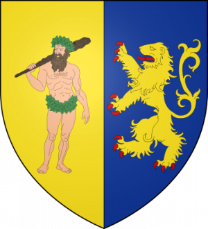 Blason de la famille de Sauvage Vercour (Province de Liège)
