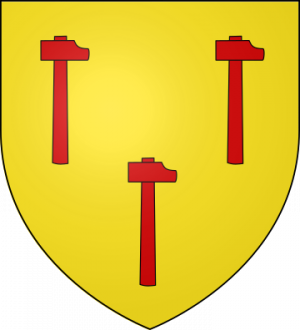 Blason de la famille de Martel (Normandie, Touraine, Poitou)