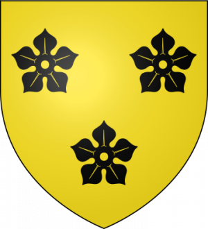 Blason de la famille de Sérent alias Serrant (Bretagne)