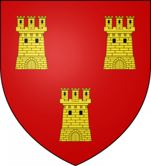 Blason de la famille de Châteauneuf de Rochebonne (Forez)