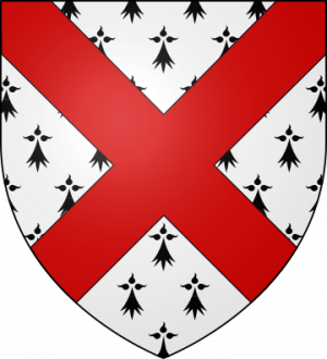 Blason de la famille de Géraldin (Irlande, Bretagne)