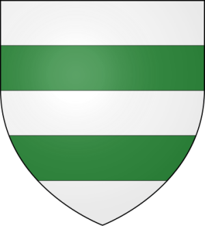 Family Coat of Arms de Cocquéau des Mottes (Hainaut, Province de Namur)