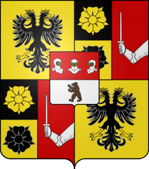 Blason de la famille du Laurens d'Oiselay (Principauté d'Orange, Languedoc)