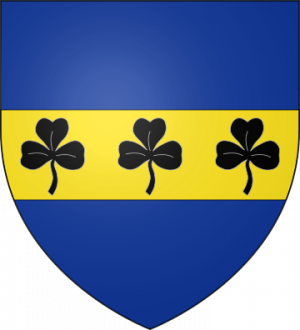 Blason de la famille de La Vallée Poussin (Normandie, Belgique)