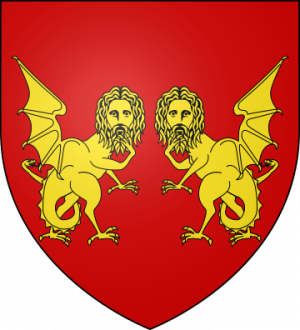 Blason de la famille de Montdragon alias Mondragon (Provence, Orange, Dauphiné)