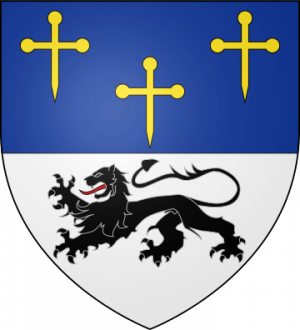 Blason de la famille de Baudinet de Courcelles (Lorraine)
