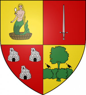 Blason de la famille Aymé d'Aquin (Poitou)