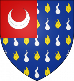 Blason de la famille d'Esclafer de La Rode (Limousin)