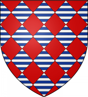 Blason de la famille de Rezé alias Rezay (Bretagne, Poitou)