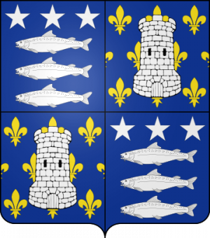 Blason de la famille de Bonnevie de Pogniat (Auvergne)