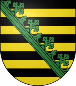 Blason de la famille von Sachsen