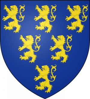 Blason de la famille Plantagenêt (Anjou, Maine, Touraine, Normandie, Angleterre)