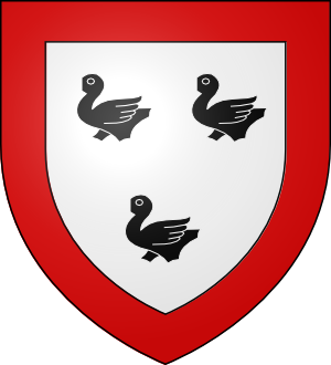 Blason de la famille de Karuel alias Caruel (Bretagne)