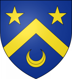 Blason de la famille Mourain de L'Herbaudière (Poitou, Bretagne)
