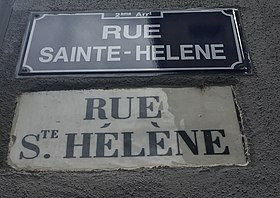 Rue Sainte-Hélène (Lyon)