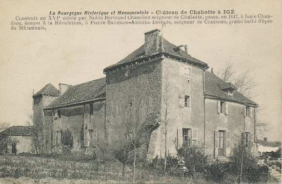 Château de Chabotte (Igé)