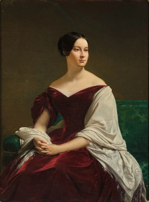 Portrait de Marie Athénaïs Paulinier (1824 - 1886)