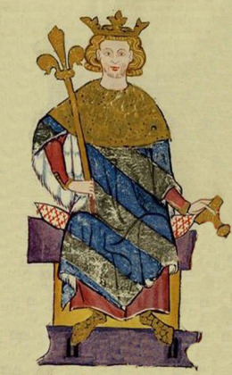 Portrait de Venceslas II de Bohême (1271 - 1305)