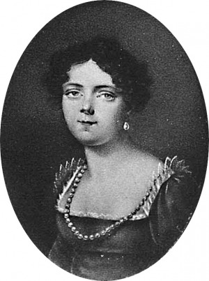 Portrait de Amalie Christiane von Baden (1776 - 1823)
