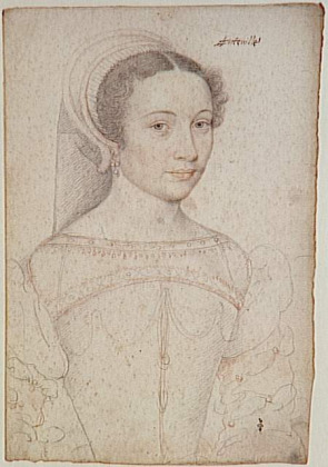 Portrait of Isabelle de Hauteville (c. 1535 - aft. 1611)