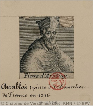 Portrait de Pierre d'Arrabloy (ca 1260 - ca 1330)